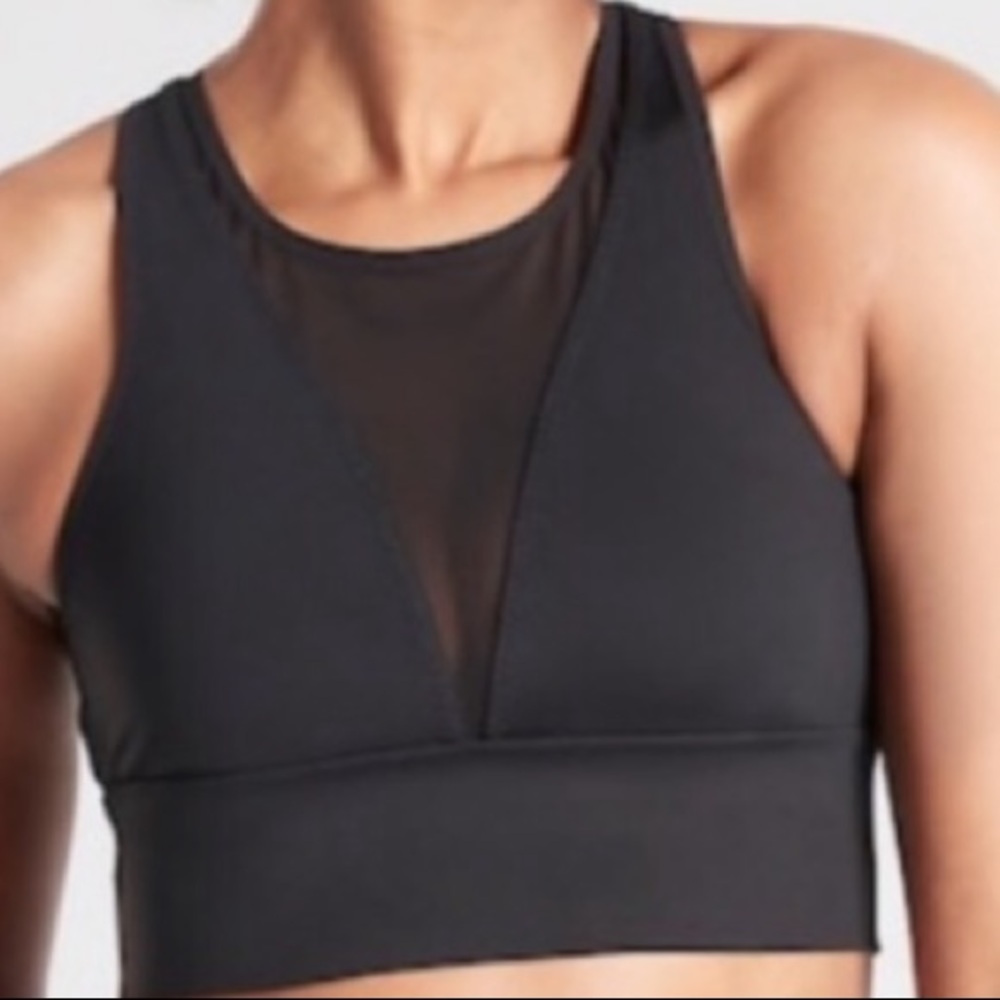 Athleta Tenacity Mesh Plunge Bra XL Reg $59